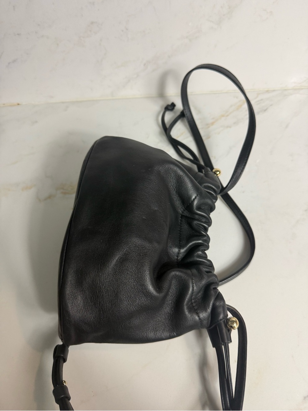 Strathberry Charlotte Drawstring BLACK - Picture 10 of 12